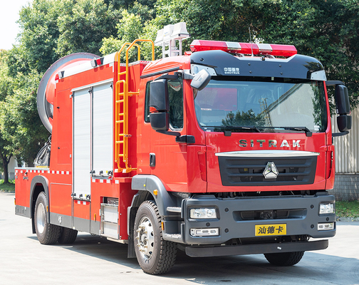 Sinotruk Sitrak Дымный выхлоп Спасательный пожарный грузовик Специализированное транспортное средство Китайская фабрика
